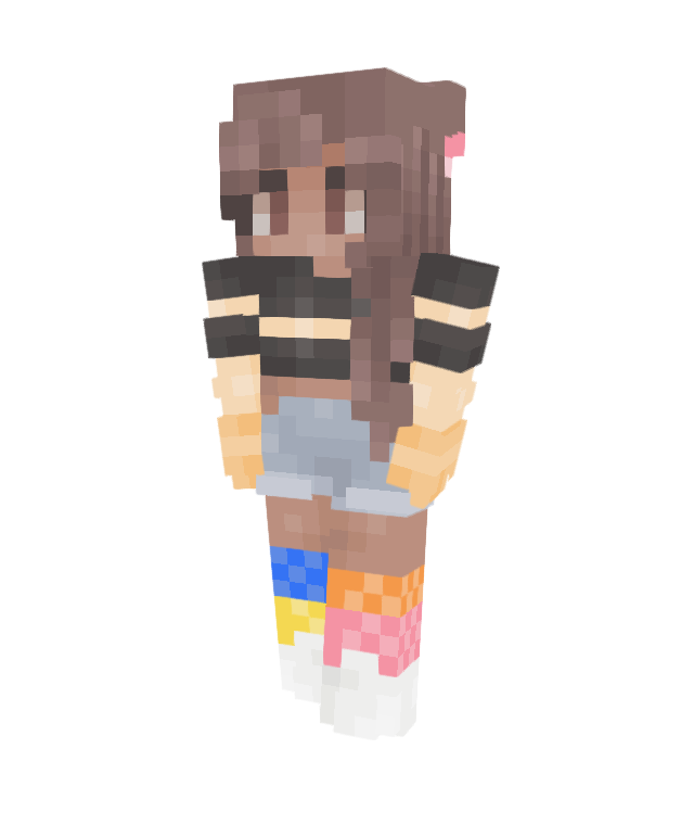 Minecraft character wearing the selected skin
